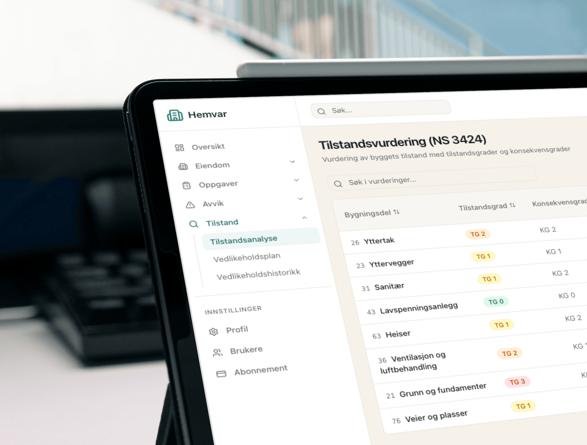 Dashboard mockup